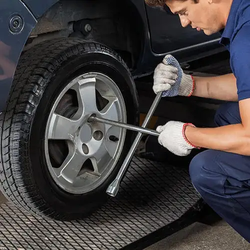 замена колеса на запасное